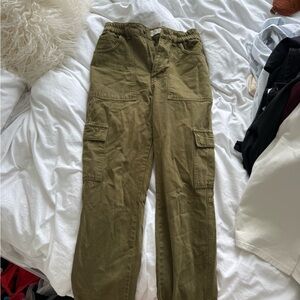 Women’s Free People Army Green Cargo Pants
